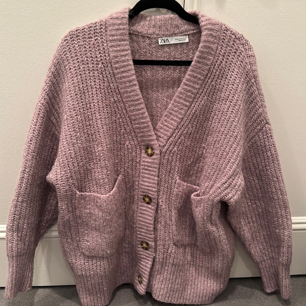 Zara Lilac Cardigan - Best Cardigan ever